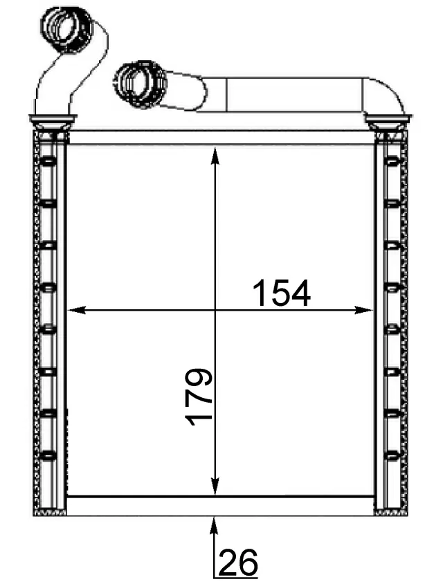 AH223000S - : HVAC Heater Core for Behr Image