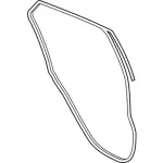FN1Z74253A10A - Body: Door Weather-strip for Ford: EcoSport Image