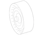 2542020300 - : Guide Pulley for Mercedes-Benz Image