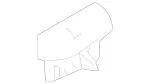 2119390078 - Folding Seat/Center Seat: Cover for Mercedes-Benz Image