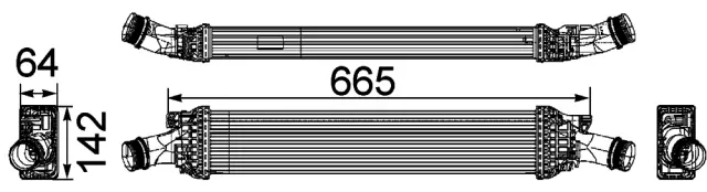CI170000P - Cooling Systems: Intercooler for Mahle Image