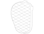 1668859022 - : Cover, Bumper Area for Mercedes-Benz Image