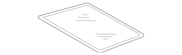 221780122164 - Sliding Roof: Sliding Sunroof Panel for Mercedes-Benz Image