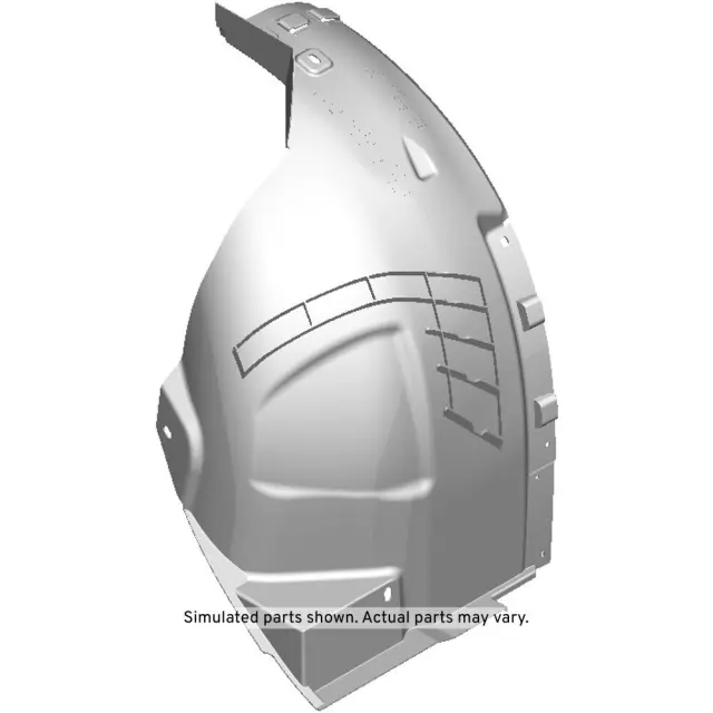 23183350 - : Passenger Side Front Wheelhouse Rear Liner for GM Image