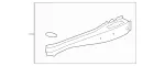 204630194064 - Front-End Assembly, Front Panel: Longitudinal Member for Mercedes-Benz: C250, C300, C350 Image
