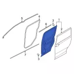 DT1Z6140010AN - Body: Door Shell for Ford: Transit Connect Image