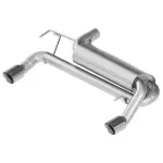 M5230BR7SC - : 2021-2025 Bronco 2.7L Sport Tuned Axle-Back Exhaust-Chrome Tips for Ford Performance Parts Image