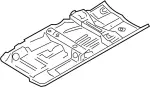 G43216HAMA - Body: Front Floor Pan for INFINITI: Q50, Q60 Image