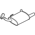 AR3Z5230G - Exhaust: Muffler for FORD Image