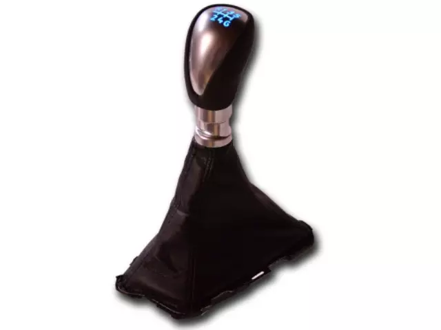 BM5Z7213KA - Interior: Gear Shift Knob - Illuminated, Black, 6-Speed for Ford: Focus Image
