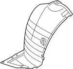 638441CA0A - Body: Fender Liner for INFINITI: FX35, FX37, FX50, QX70 Image