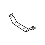 KB3Z9054B - Fuel System: Fuel Tank Strap for Ford Image