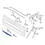 LC3Z9943400GA - Body: Handle for Ford: F-450 Super Duty Image