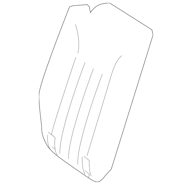 16492066477E79 - Body: Seat Back Cover for Mercedes-Benz Image