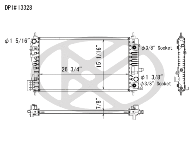 A13328 - : Koyorad Radiator for Koyo Image