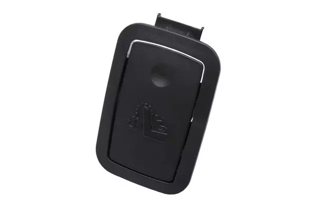 Jet Black Child Seat Anchor Plate Trim Cap - GM (9028478)