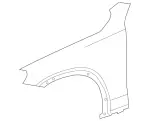 2538800118 - Detachable Parts: Fender, Front for Mercedes-Benz Image