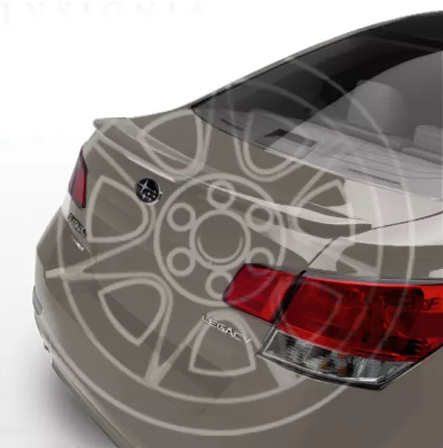 E721SAJ000G5 - Exterior: Trunk Lip Spoiler - Tungsten Metallic for Subaru Image