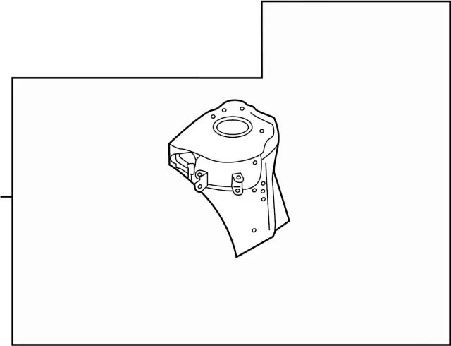 F41205DFHA - Body: Apron Assembly for INFINITI: QX30 Image