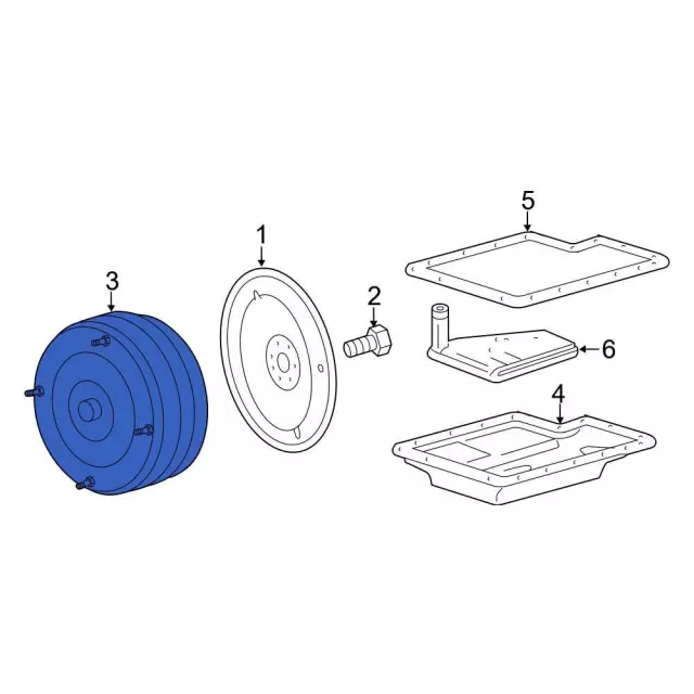 BR3Z7902BFTC - : Automatic Transmission Torque Converter for Ford: F-150 Image