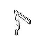 JL1Z17D943B - Body: Side Bracket for Ford Image