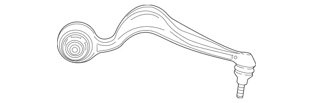 2233308805 - Front Axle: Tension Strut for Mercedes-Benz: Maybach S580, Maybach S680, S500, S580, S580e Image