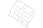 21292017357H23 - Body: Seat Back Cover for Mercedes-Benz Image