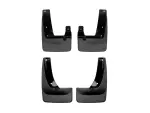 110131120131 - : Black MudFlap No-Drill DigitalFit® MudFlap Kit for WeatherTech Image