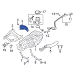 L1MZ9A032A - : Heat Shield for Ford: Explorer, Police Interceptor Utility | Lincoln: Aviator Image