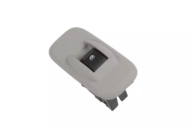 15937174 - : Light Gray Rear Side Door Window Switch for Chevrolet: Trailblazer, Trailblazer EXT | GMC: Envoy, Envoy XL Image