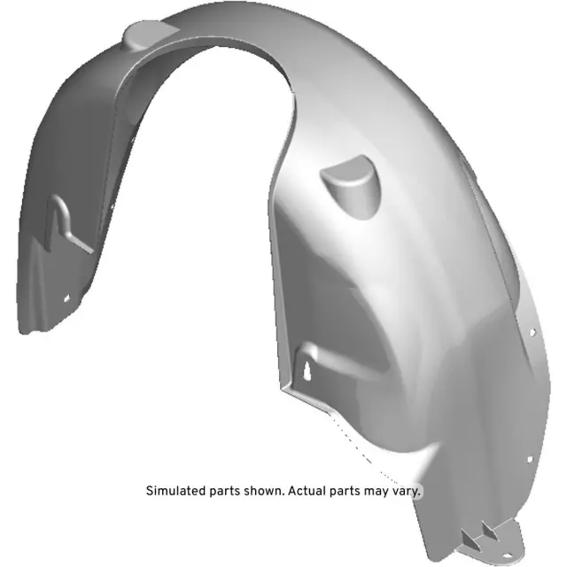 15876945 - : Passenger Side Rear Wheelhouse Liner for Chevrolet: Impala, Impala Limited Image