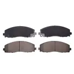 1BP00345AA - : Disc Brake Pad Set for Chrysler: Pacifica, Town &amp; Country, Voyager | Dodge: Grand Caravan, Journey | Jeep: Gladiator, Wrangler | Ram: C/V | Volkswagen: Routan Image
