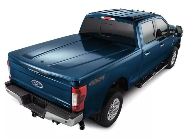 VHC3Z99501A42AC - Exterior: Tonneau Cover Hard 1pc By Undercover for Ford: E-350 Super Duty, E-450 Super Duty, F-250 Super Duty, F-350 Super Duty, F-450 Super Duty, F-550 Super Duty Image