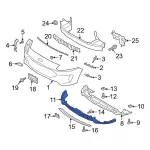 LJ6Z17K835CA - Body: Bumper Cover for Ford: Escape Image