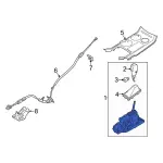 GT4Z7210CB - : Gear Shift Assembly for Ford: Edge, Explorer, Police Interceptor Utility Image