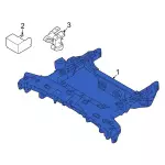NK4Z5019A - : Cross-Member for Ford: E-Transit, Transit-150, Transit-250, Transit-350, Transit-350 HD Image