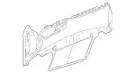 21672005707J17 - Body: Door Trim Panel for Mercedes-Benz Image