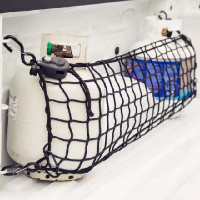 19419331 - : Bed Cargo Net &amp; Hooks By Loadtamerandtrade for Chevrolet: Silverado 1500, Silverado 1500 LTD, Silverado 2500 HD, Silverado 3500 HD | GMC: Sierra 1500, Sierra 1500 Limited, Sierra 2500 HD, Sierra 3500 HD Image