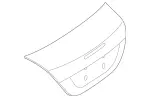 2097501375 - : Trunk Lid for Mercedes-Benz Image