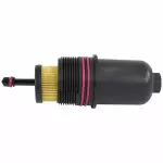 FT4Z6A832C - : Oil Filter Housing for Ford: Bronco, Edge, Explorer, F-150, Fusion, Police Interceptor Utility, Ranger | Lincoln: Aviator, Continental, MKX, MKZ, Nautilus Image