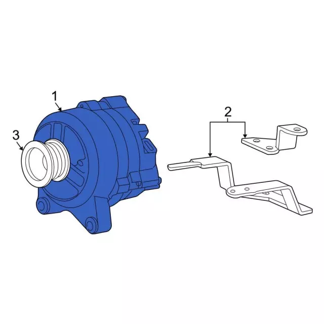 4U2Z10V346HDRM - Electrical: Alternator for Ford Image