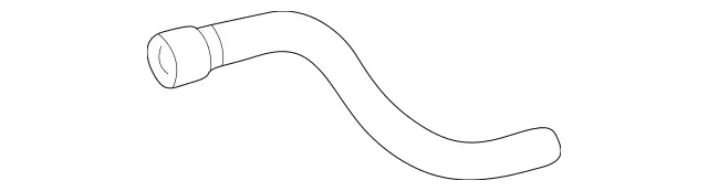 2028326394 - Heating and Ventilation: Hose for Mercedes-Benz: C280, C43 AMG, CLK430 Image image