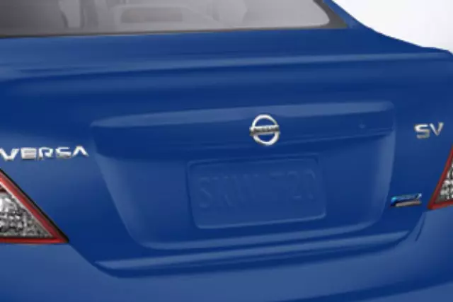 K60303AN7J - Exterior: Rear Decklid Spoiler (B17 - Metallic Blue) for Nissan: Versa Image