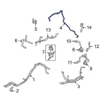 LX6Z18472HPF - Cooling System: Water Feed Tube for Ford: Escape | Lincoln: Corsair Image