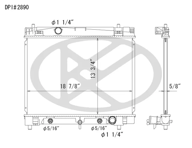 A2890 - : Koyorad Radiator for Koyo Image