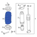 LJ9Z5310A - : Coil Spring for Ford Image