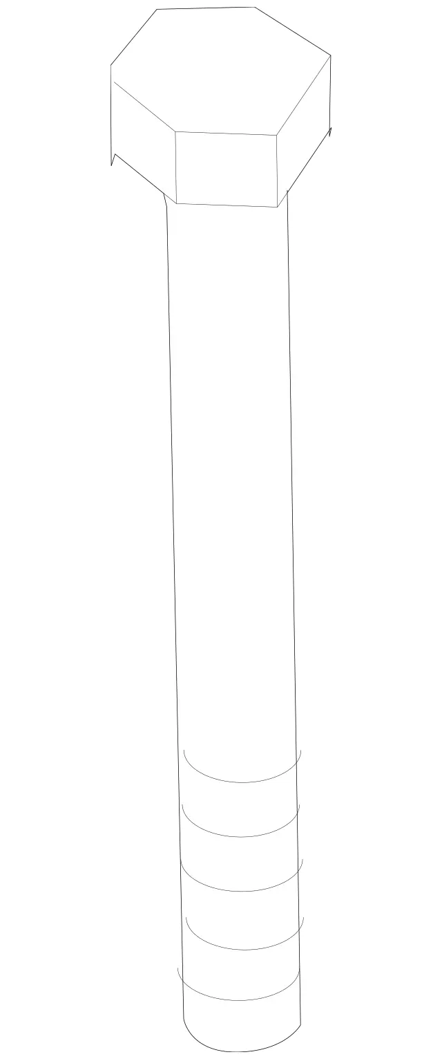 19908600 - Electrical System: Hexagon Head Screw for Mercedes-Benz: CL550, CL600, CL63 AMG, CL65 AMG Image image