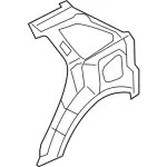 BT4Z7827864A - Body: Inner Quarter Panel for Ford: Edge | Lincoln: MKX Image