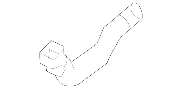 2518301446 - Body: Rear Duct for Mercedes-Benz Image