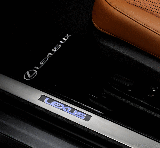 PT94476191AB - Exterior: Illuminated Door Sills, Black for Lexus: UX250h Image